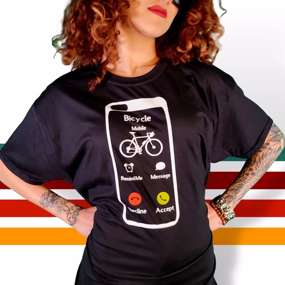 My Bike is Calling Me Tee - Picture 4 of 4